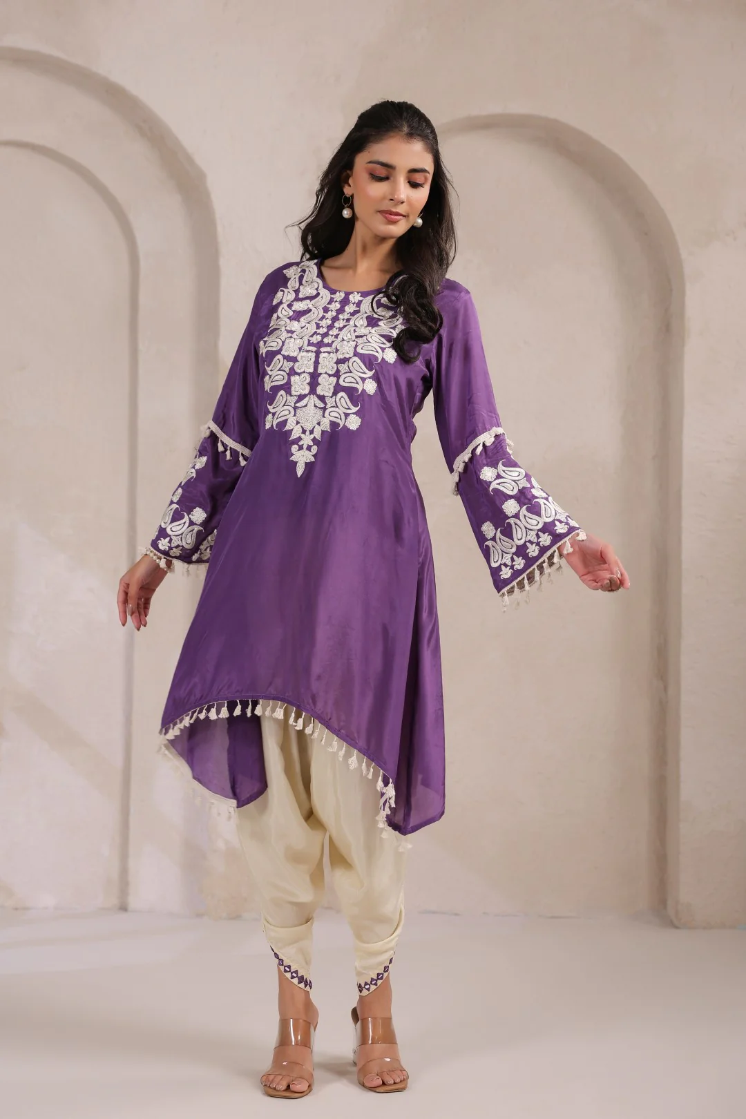Sera helio embroidery kurta pant set - Image 11