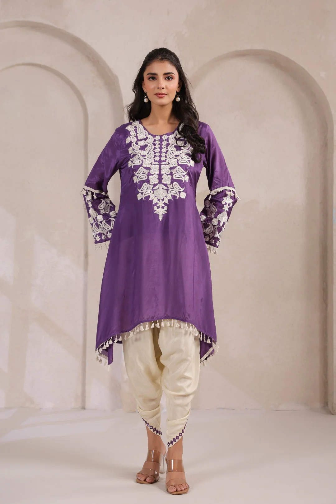 Sera helio embroidery kurta pant set - Image 4