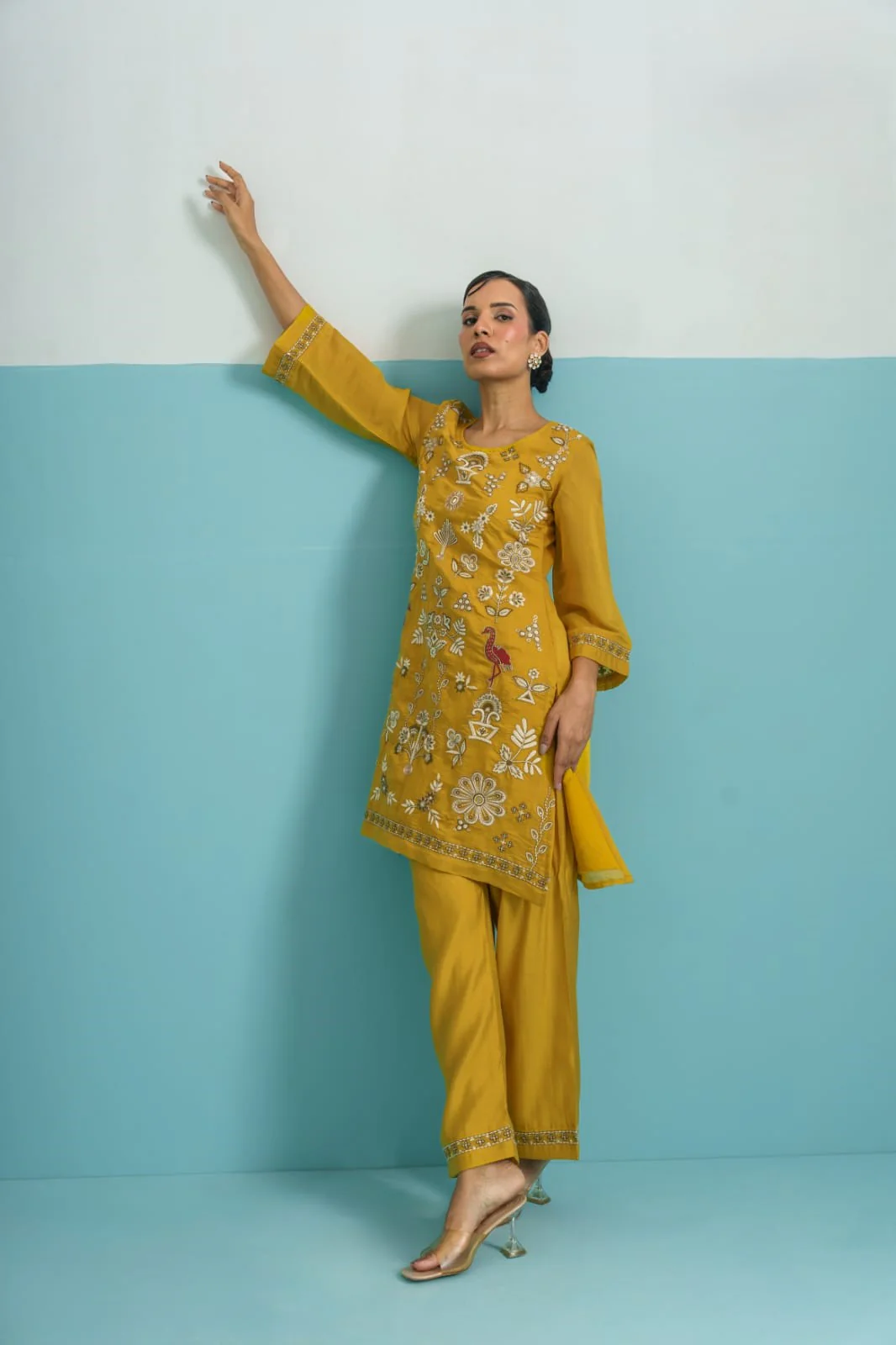 Parikrama amber full work co-ord set - Image 4