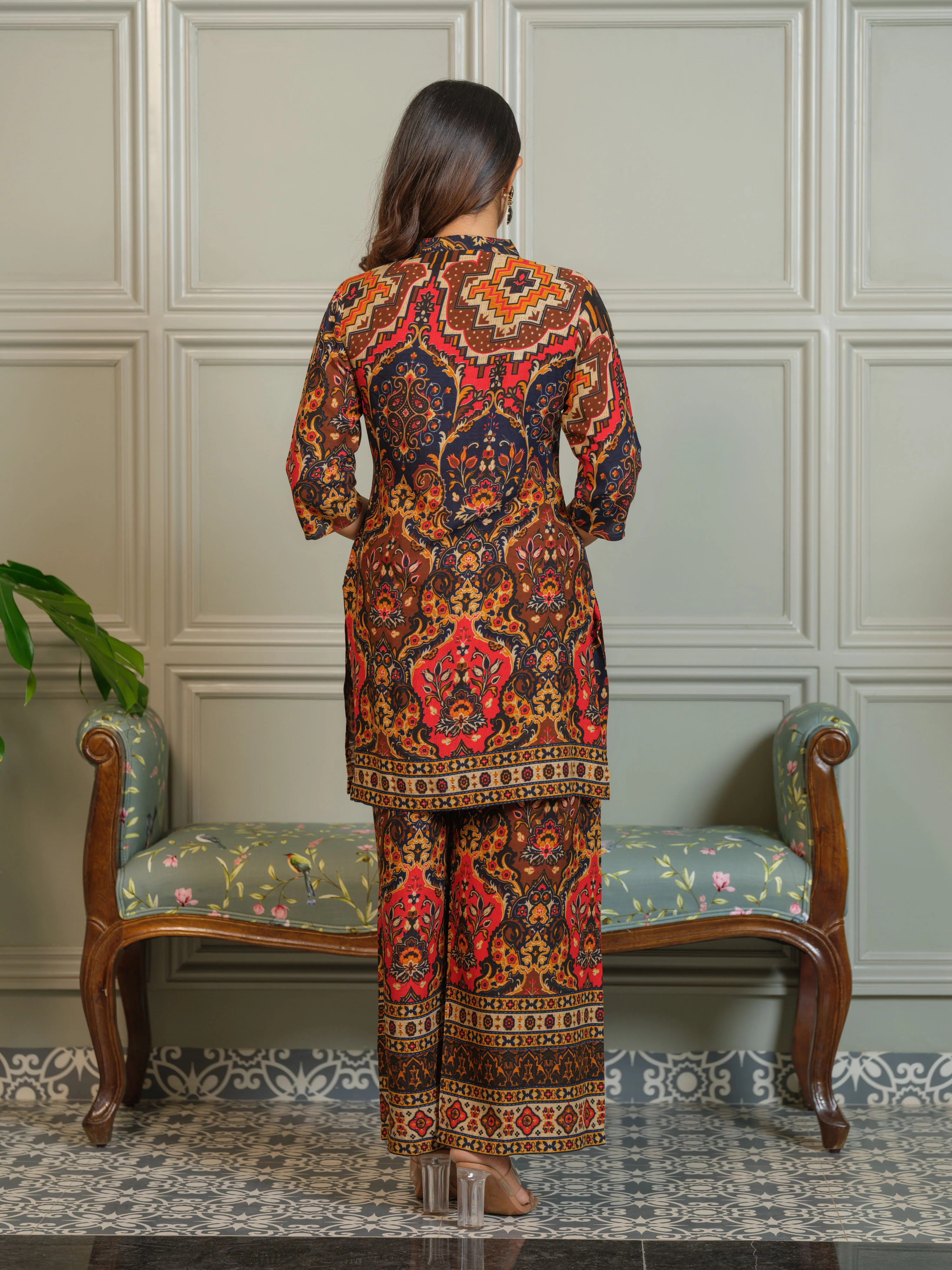 Tashvika lava printed Co-ord set - Image 3