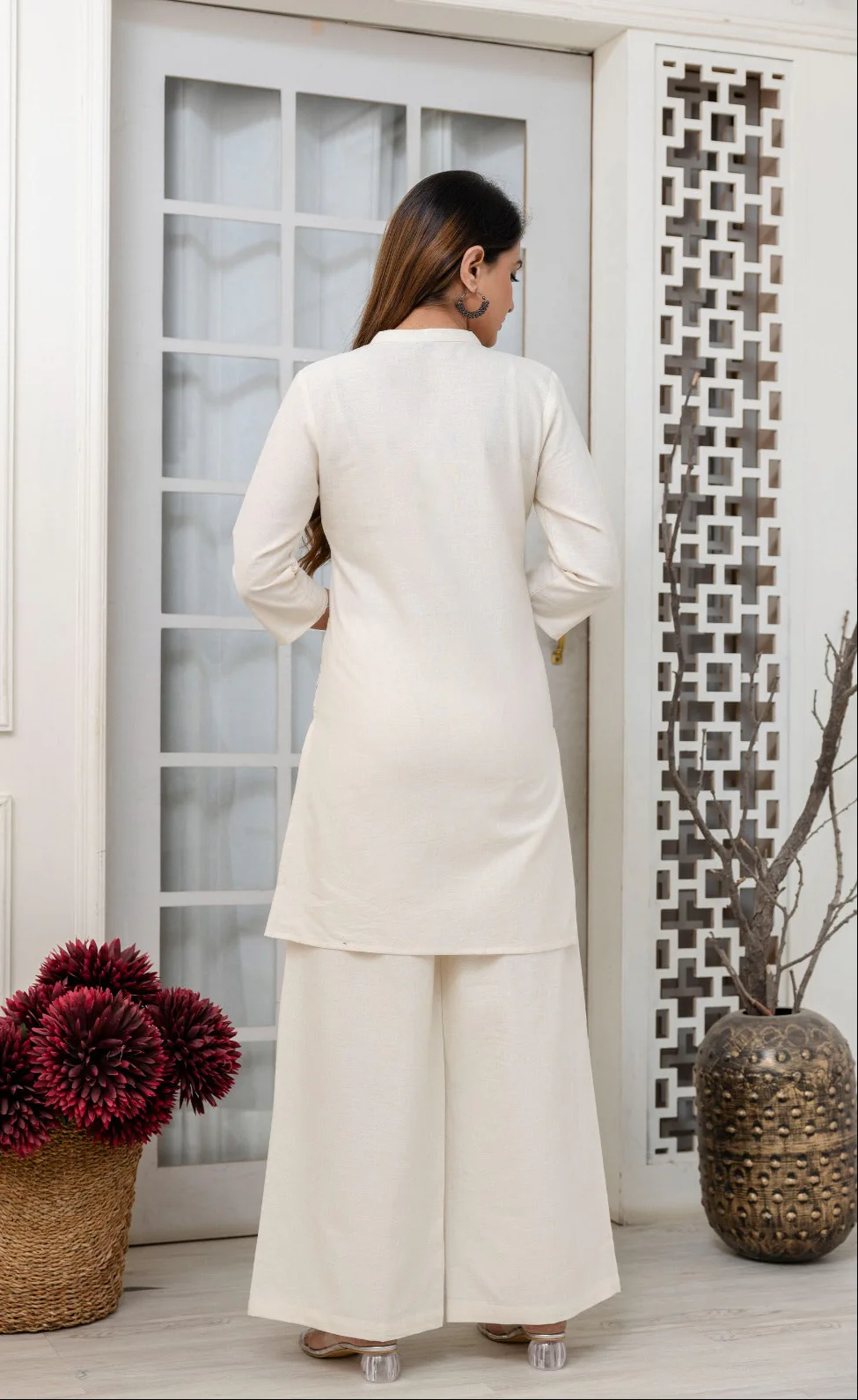Hardik Pearl Printed Cotton Co-ord Set - Image 3
