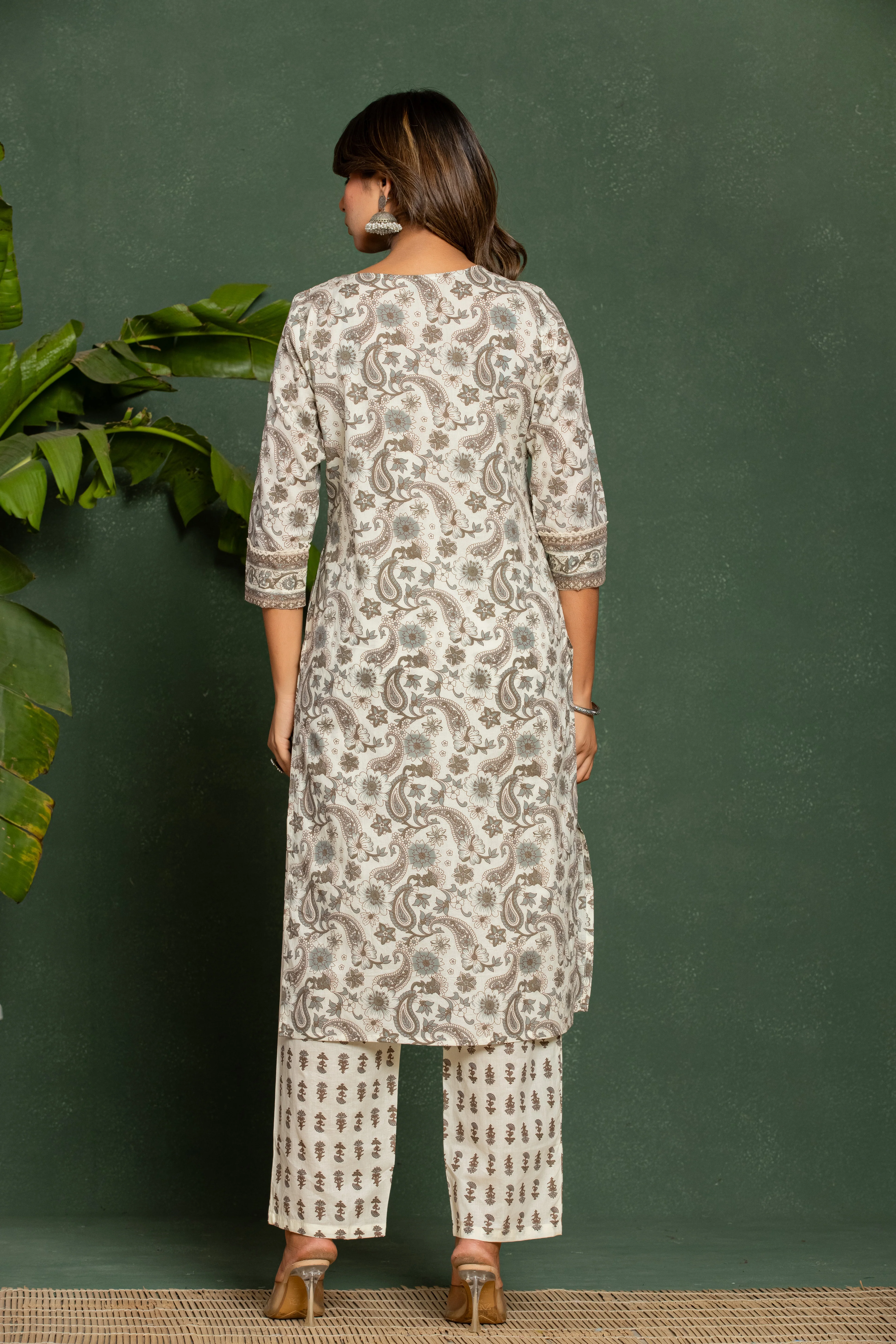 Tanvi Misri Printed Cotton Suit Set - Image 5