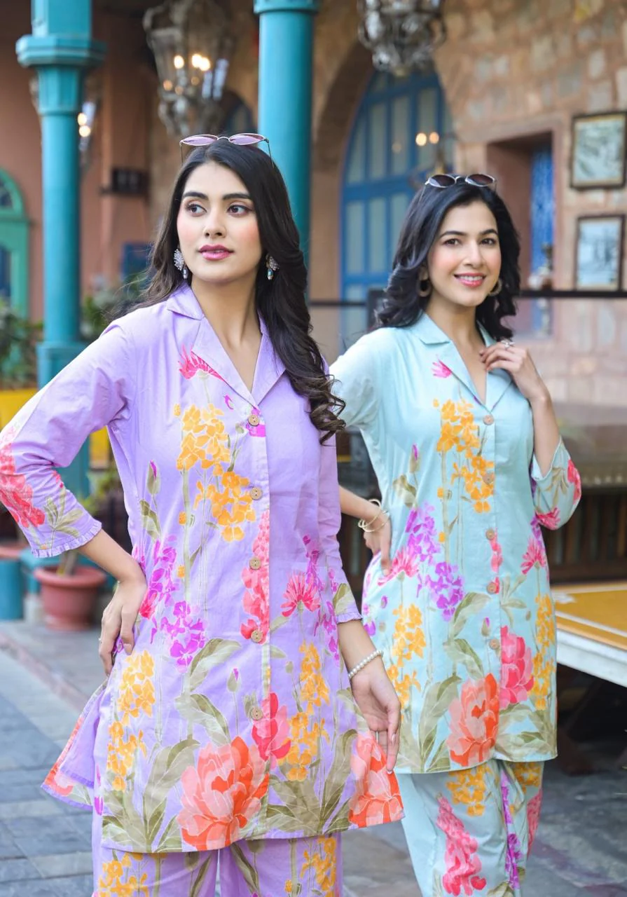 Bhakti Seaweed Printed Cotton co-ord set - Image 10