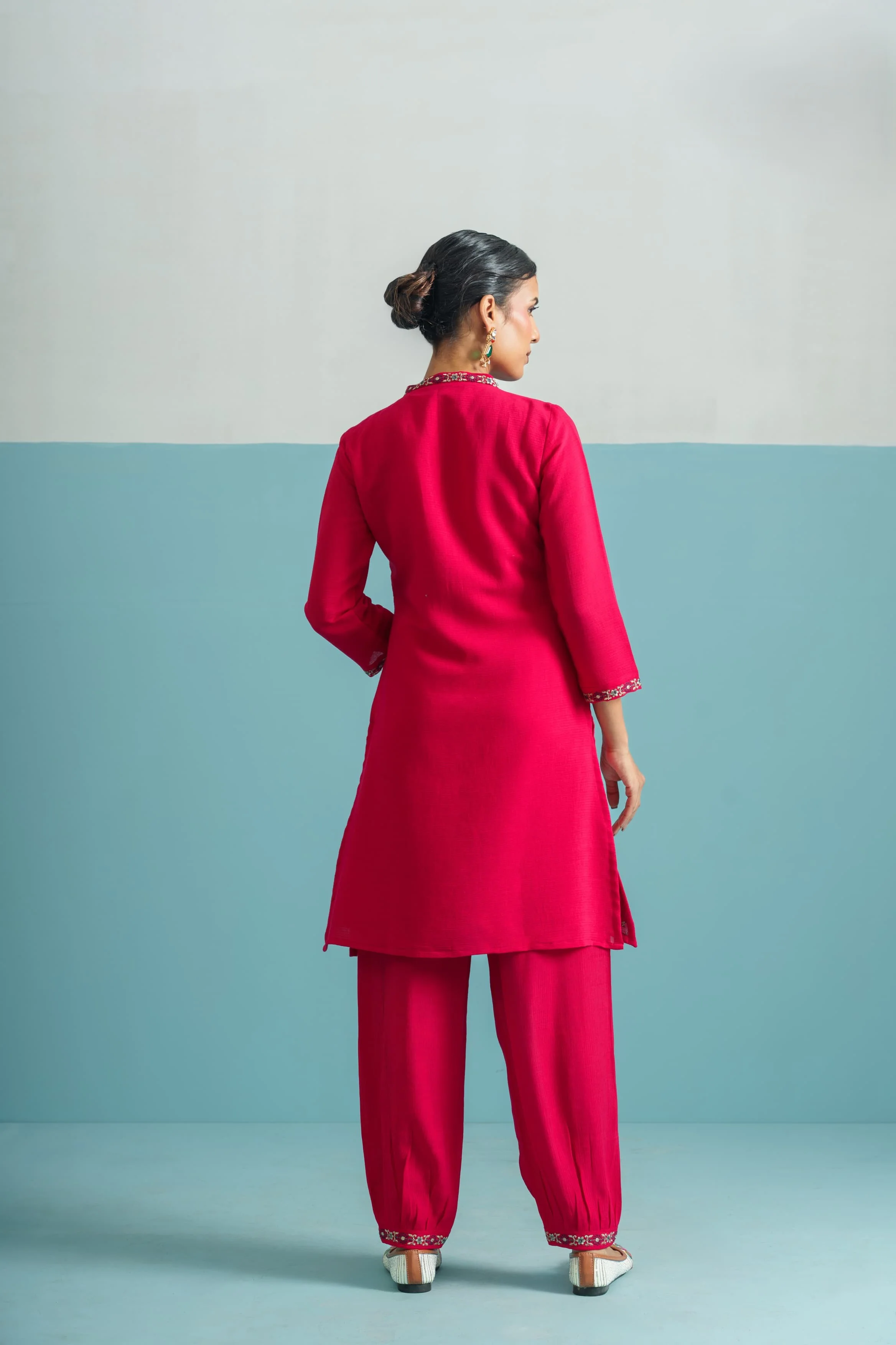 Parikrama Rose Handwork Co-ord set - Image 3