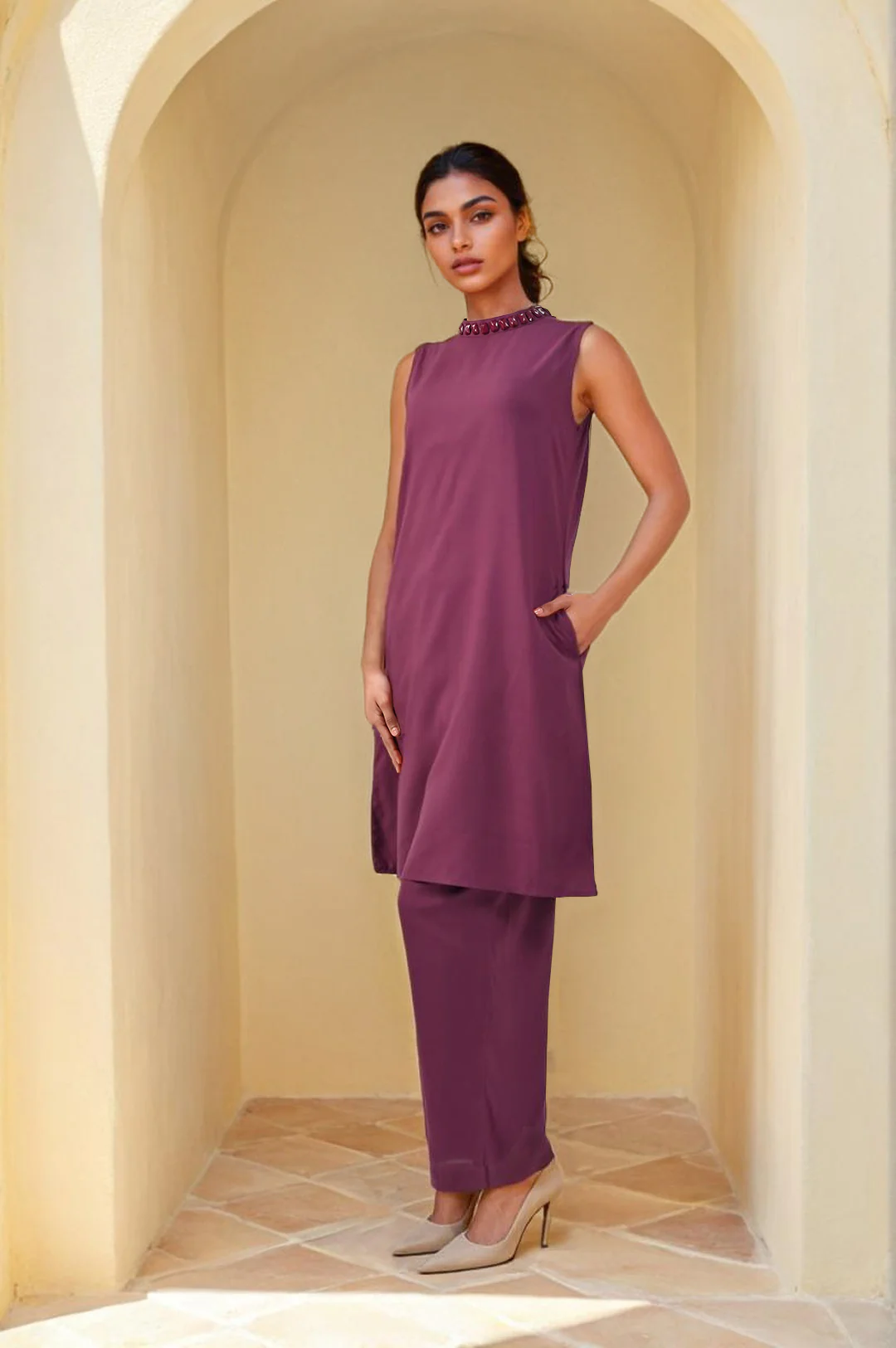 Sharanya Plum Co-ord set - Image 7