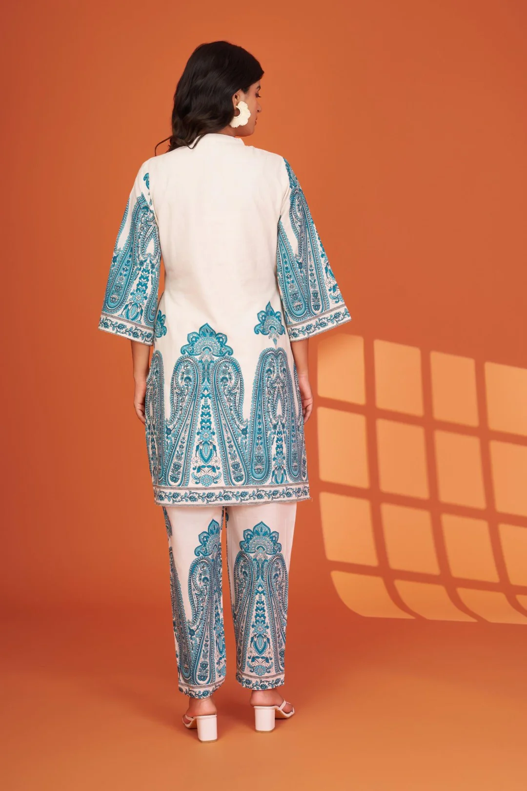 Maurya helium printed cotton co-ord set - Image 3