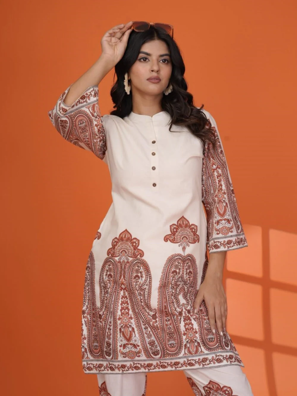 Maurya brink cotton co-ord set - Image 2