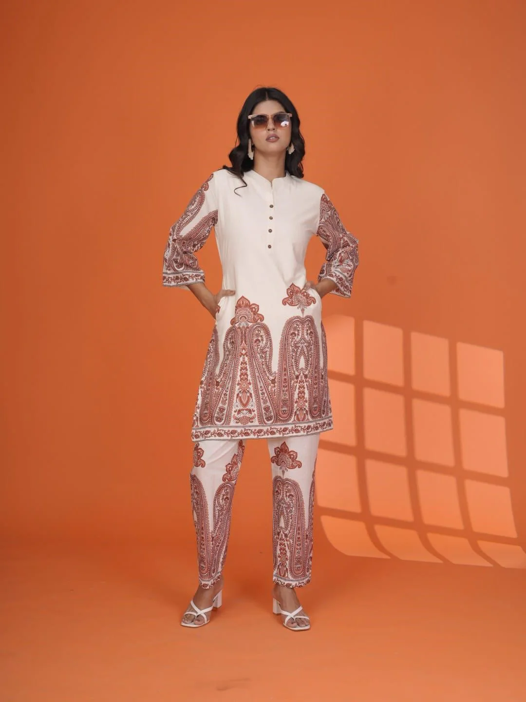 Maurya brink cotton co-ord set - Image 7