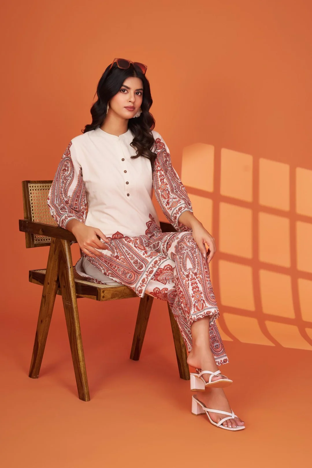 Maurya brink cotton co-ord set - Image 9