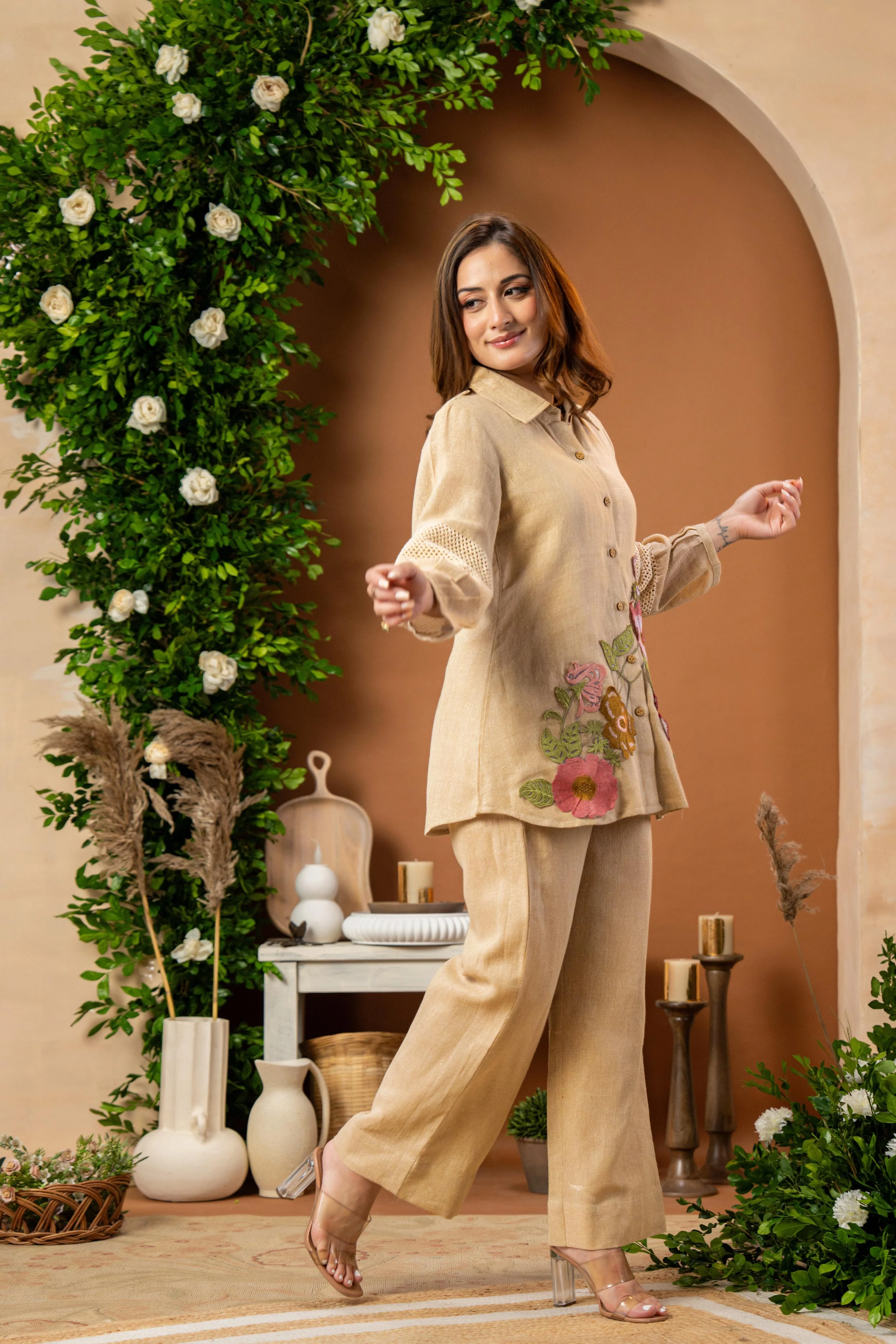 Opela caramel co-ord set - Image 3