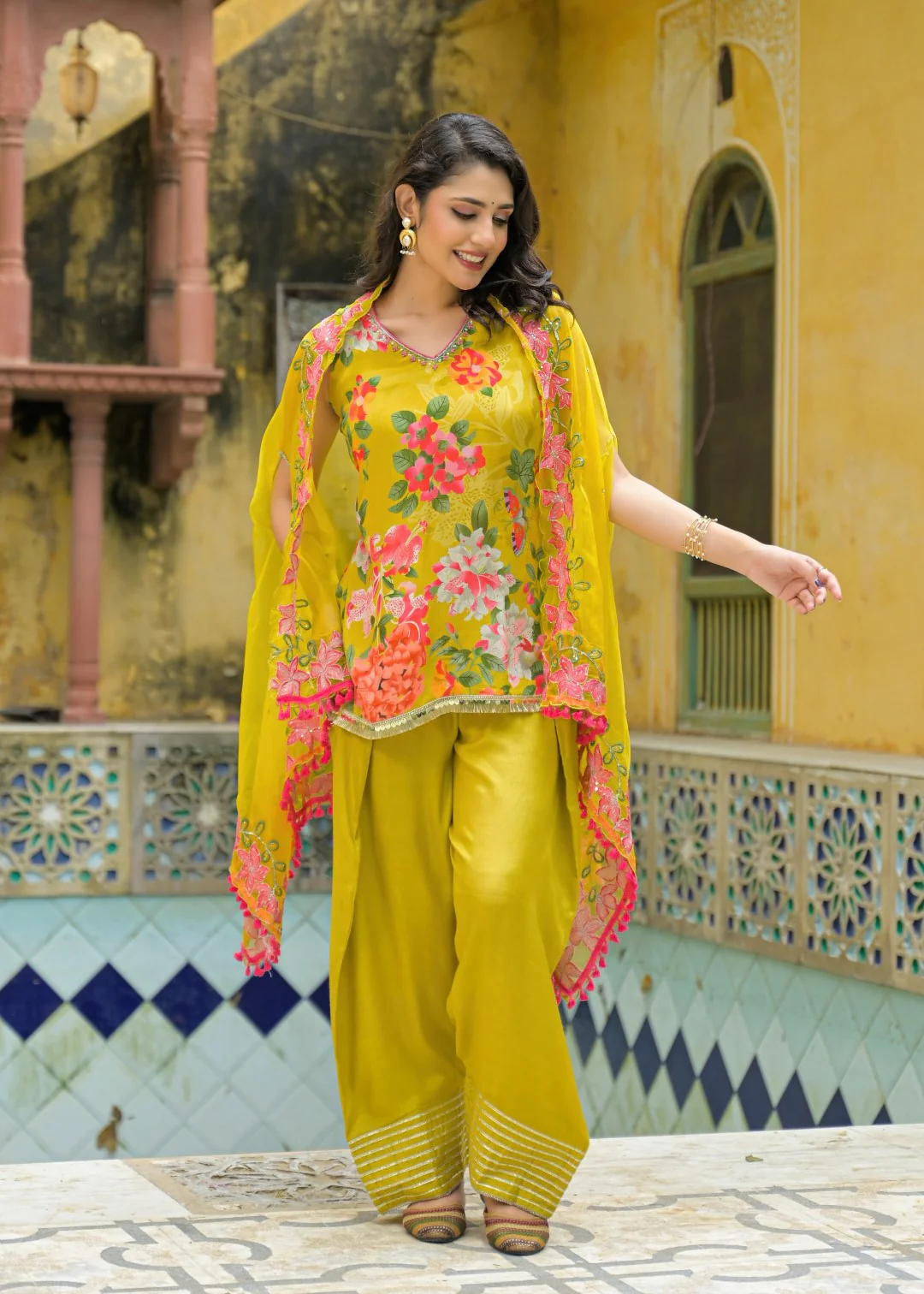 vastramaya canary 3 pc fusion set - Image 6