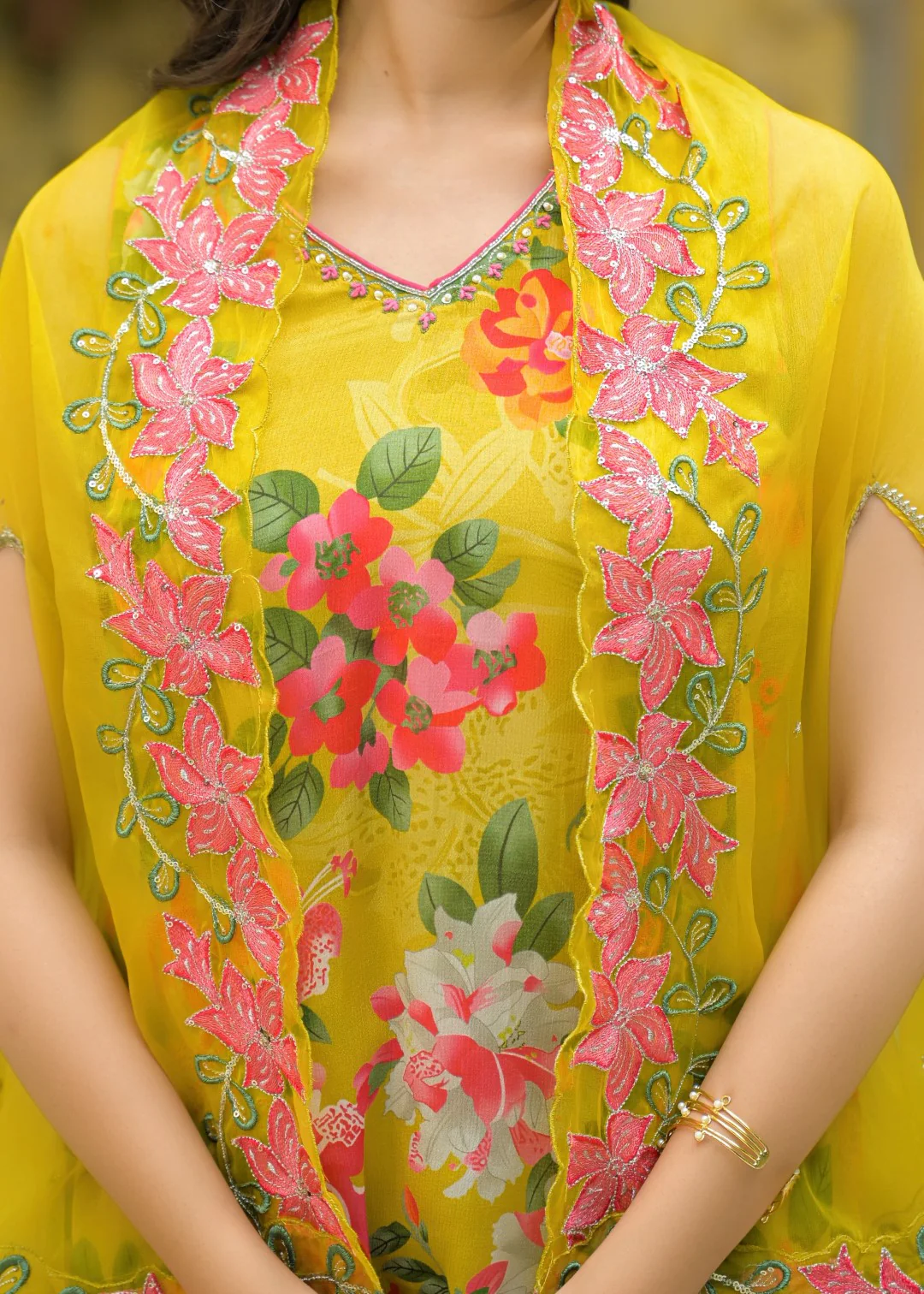 vastramaya canary 3 pc fusion set - Image 7