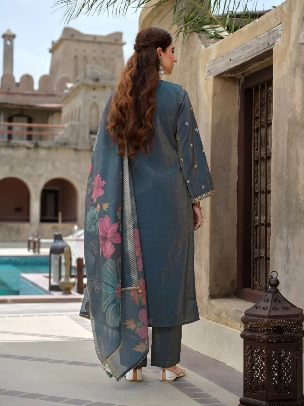 Vishesh Ash full work suit set - Image 3