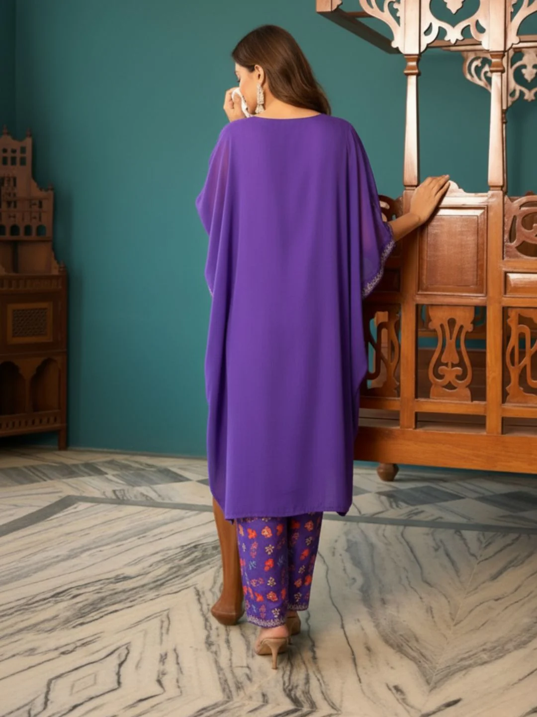 Aster Amethyst Premium Fusion Wear Set - Image 7