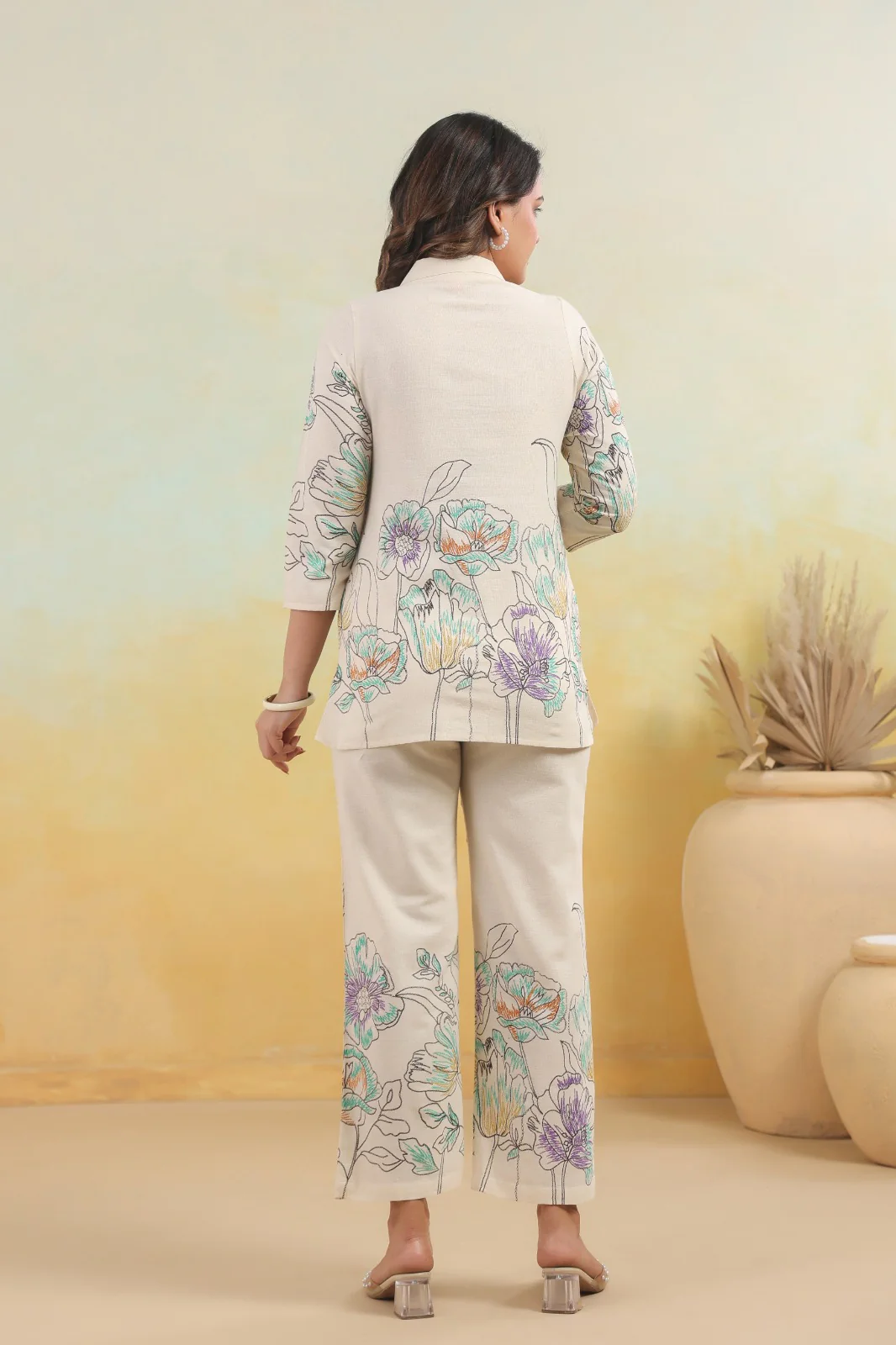 Hardik Snow Printed Cotton Co-ord Set - Image 15