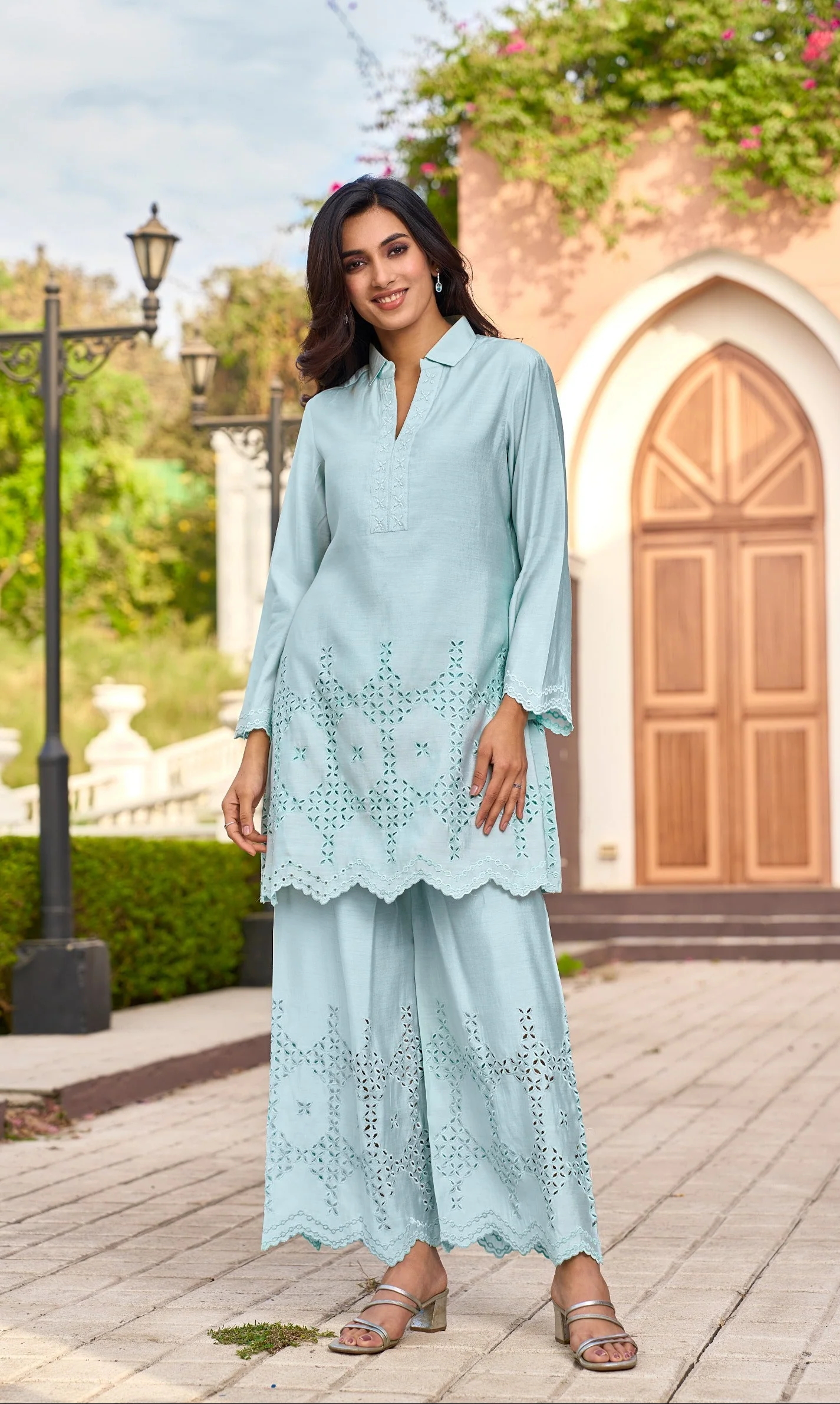 Ayat Tiffany cotton  Linen co-ord Set - Image 5