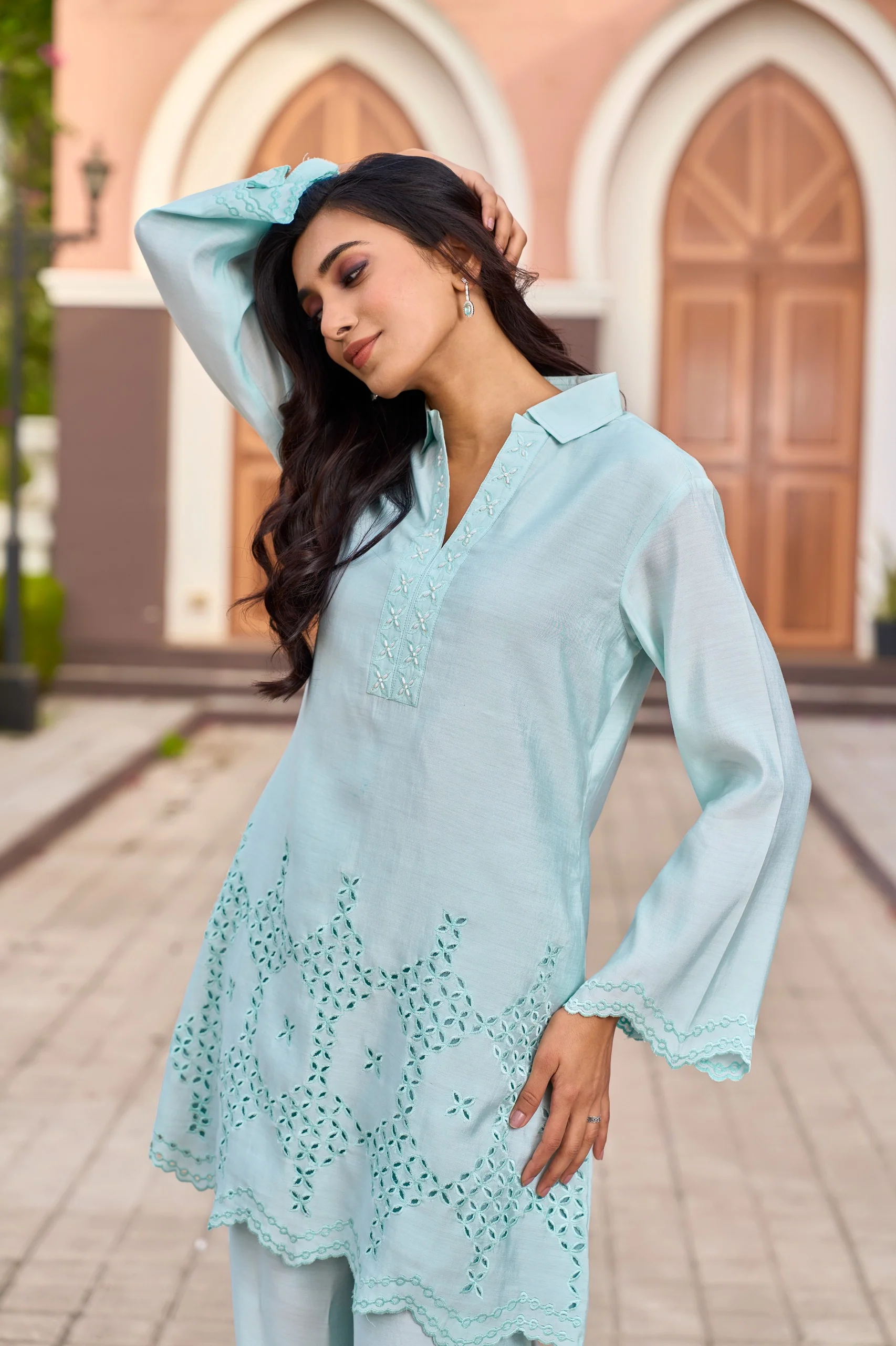 Ayat Tiffany cotton  Linen co-ord Set - Image 6