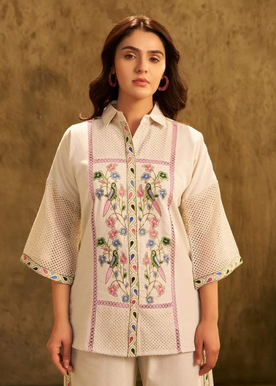 Rivera Daisy embroidery co-ord set - Image 2