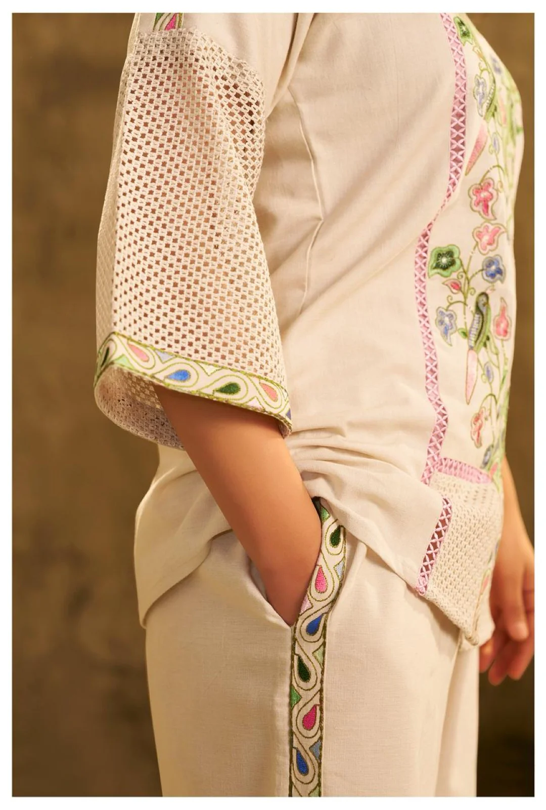 Rivera Daisy embroidery co-ord set - Image 5