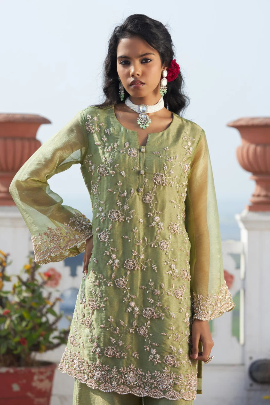 Mihika shamrock full work suit set - Image 2