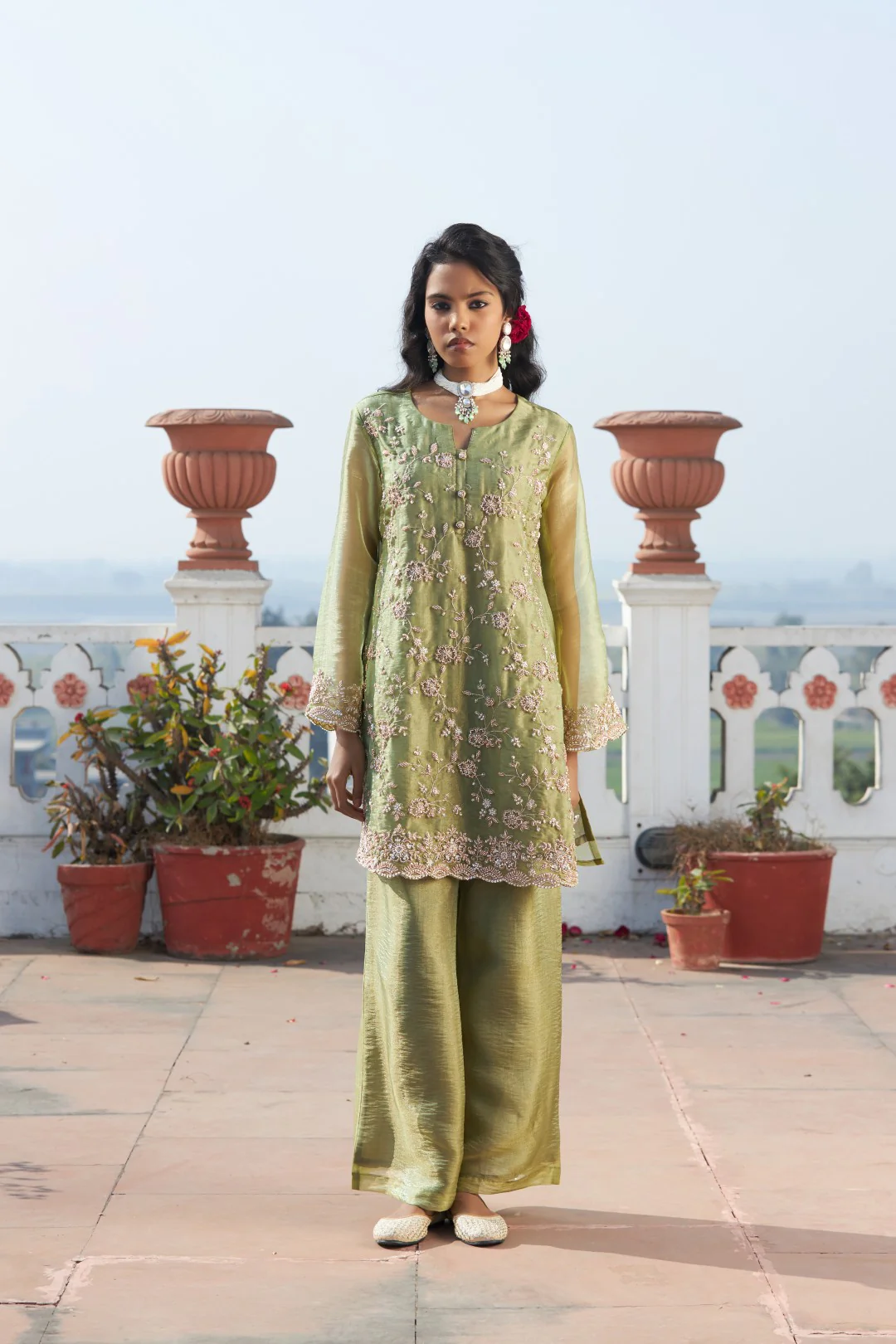 Mihika shamrock full work suit set - Image 4