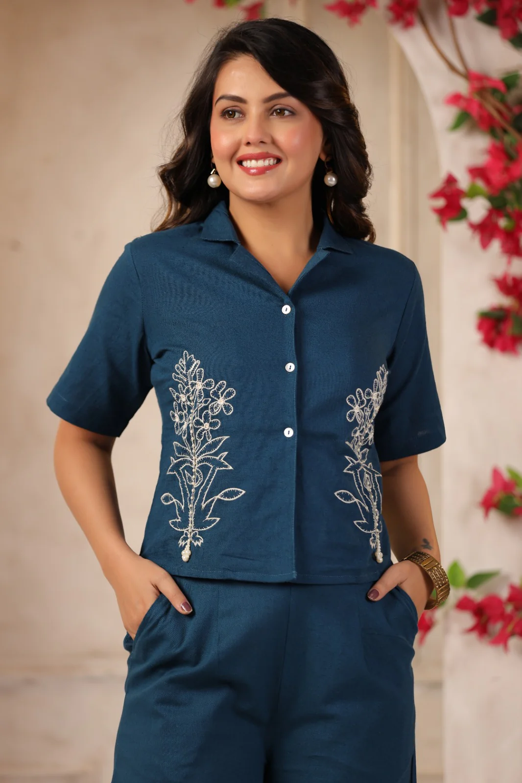 Mahua Nile embroidery co-ord set - Image 2