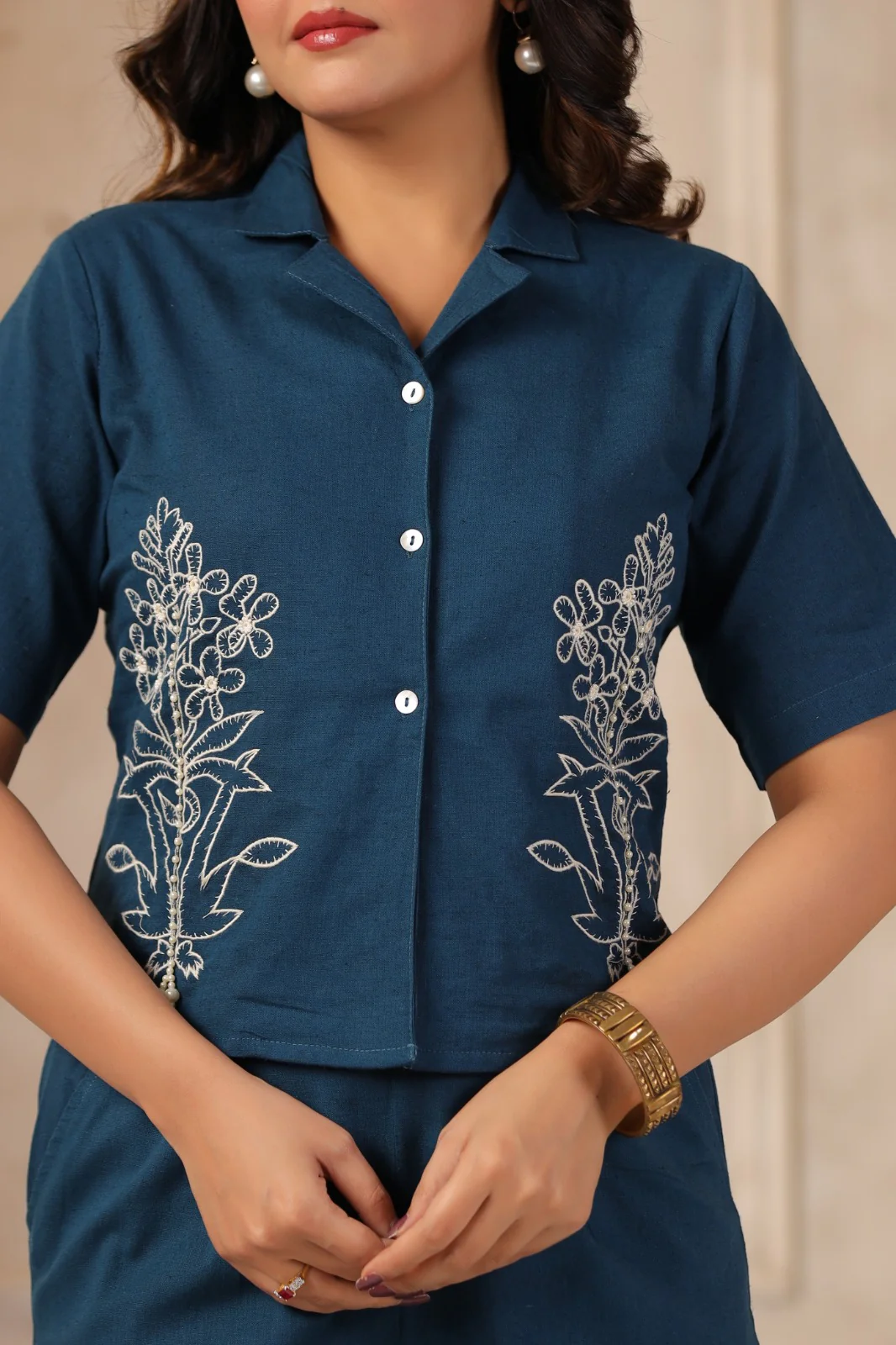 Mahua Nile embroidery co-ord set - Image 4