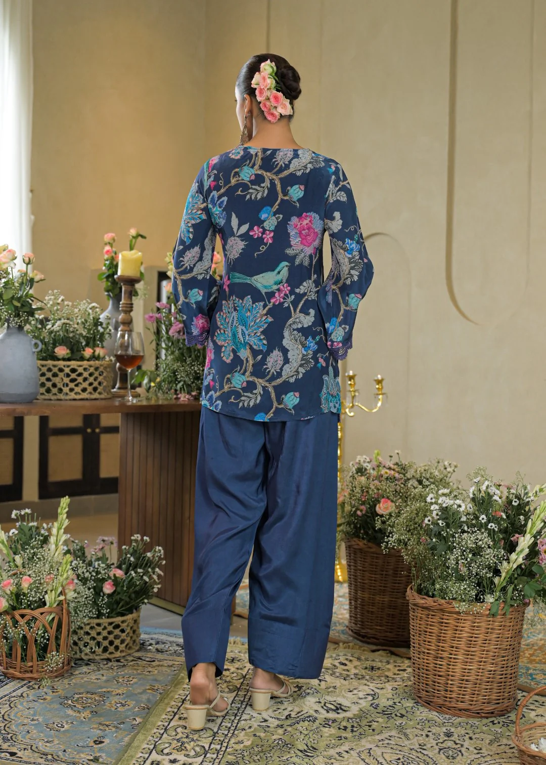 Vastramaya azure farshi salwar suit set - Image 3