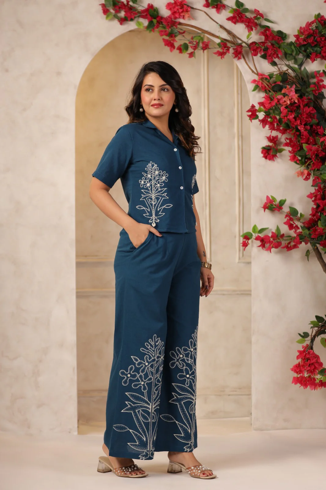 Mahua Nile embroidery co-ord set - Image 5