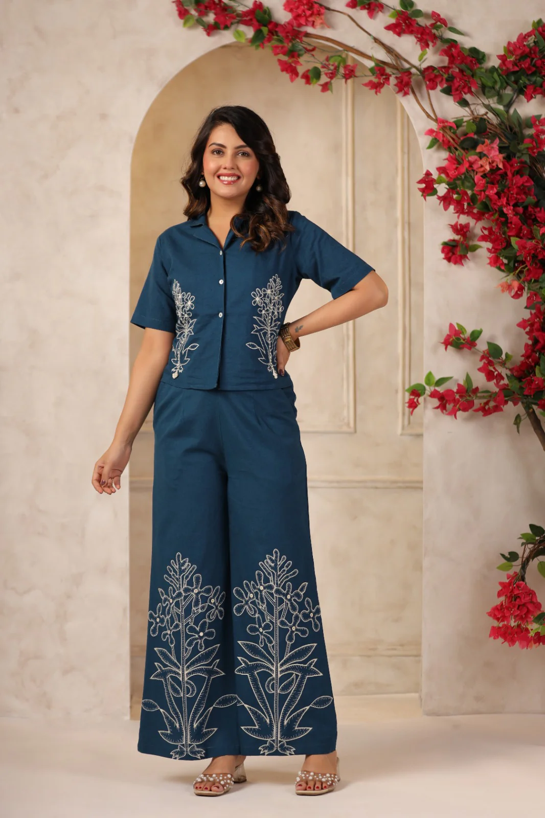 Mahua Nile embroidery co-ord set - Image 7