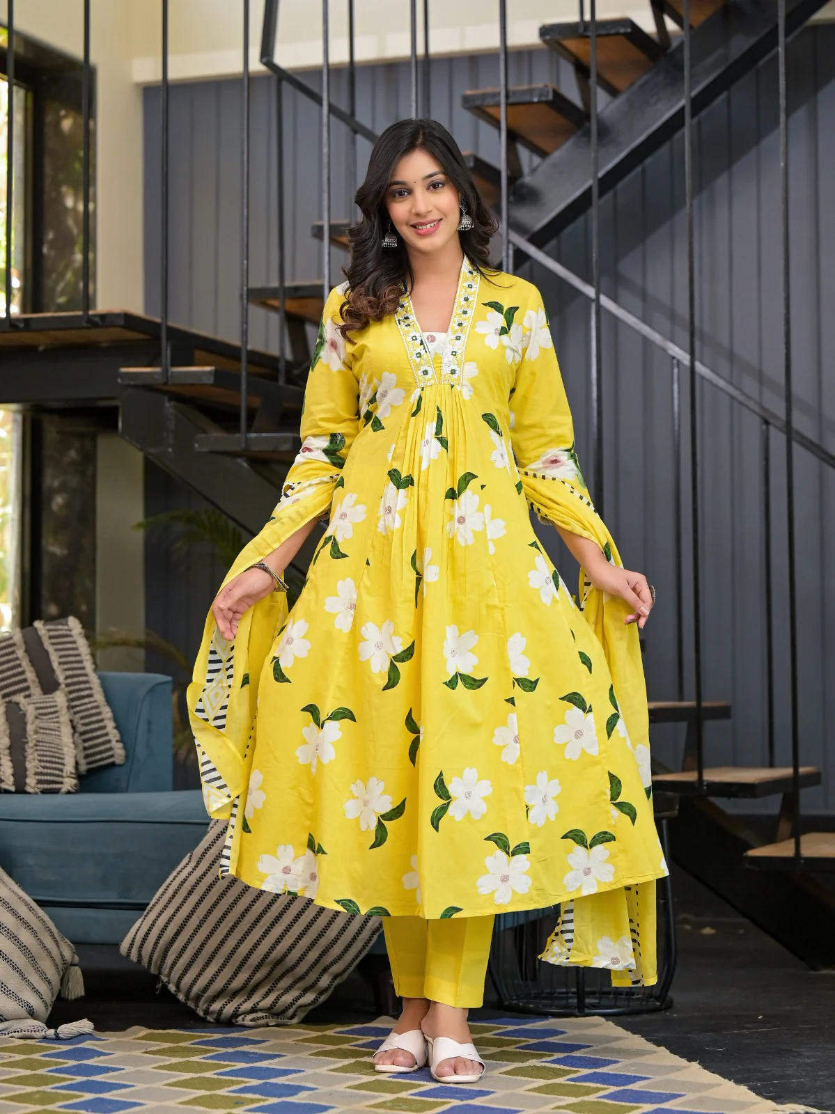 Diti Amber Pure Cotton Suit Set - Image 2