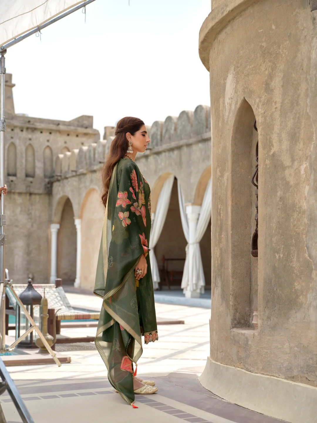 Vishesh moss full work suit set - Image 6