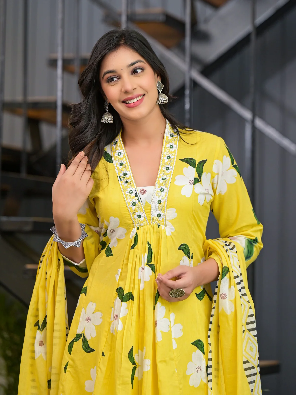 Diti Amber Pure Cotton Suit Set - Image 5