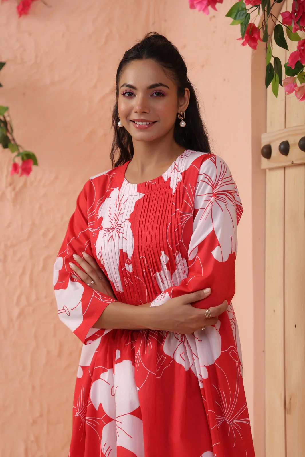 Colba Scarlet  Floral Printed Co-ord Set - Image 2