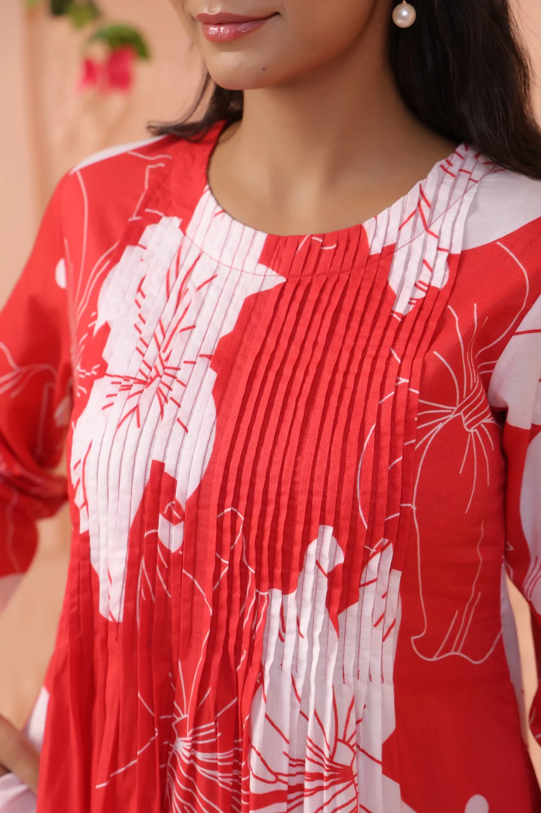 Colba Scarlet  Floral Printed Co-ord Set - Image 4