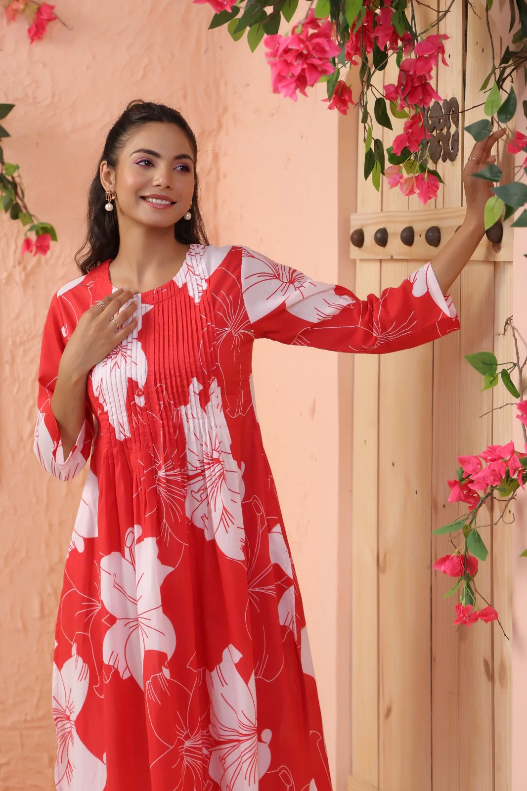 Colba Scarlet  Floral Printed Co-ord Set - Image 5