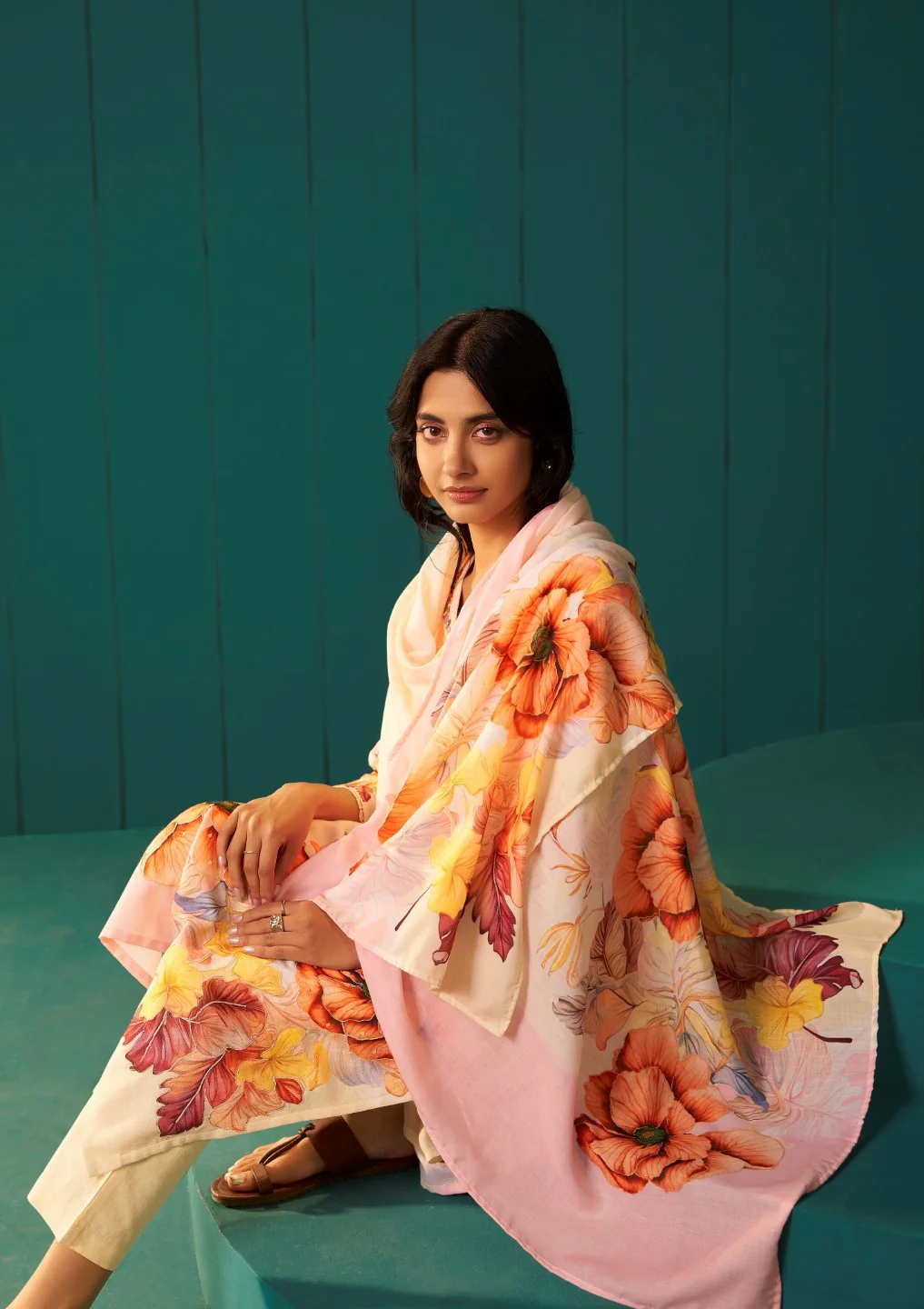 Itrh Melon cotton linen suit set - Image 4