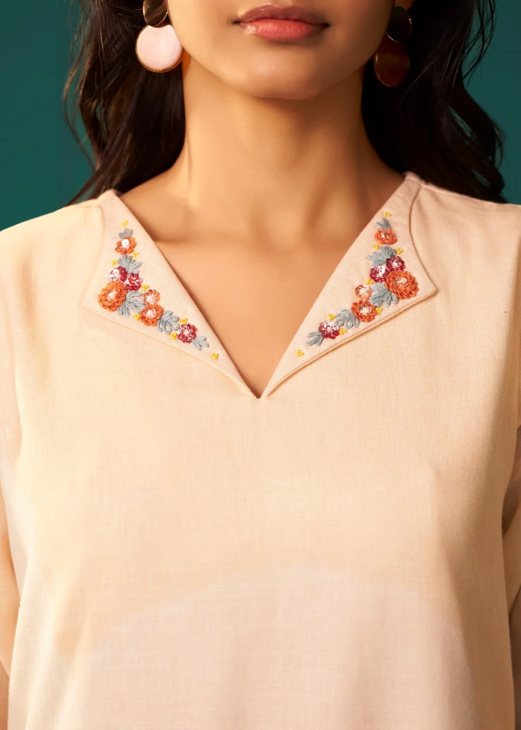 Itrh Melon cotton linen suit set - Image 5