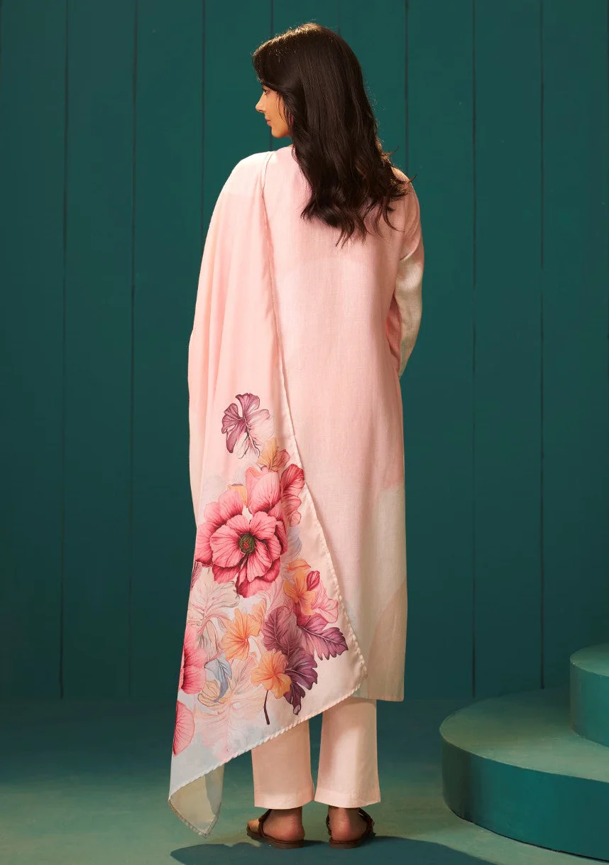 Itrh blossom linen cotton suit set - Image 3
