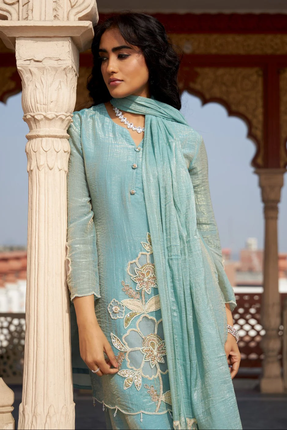 Mihika lapis full work suit set - Image 2
