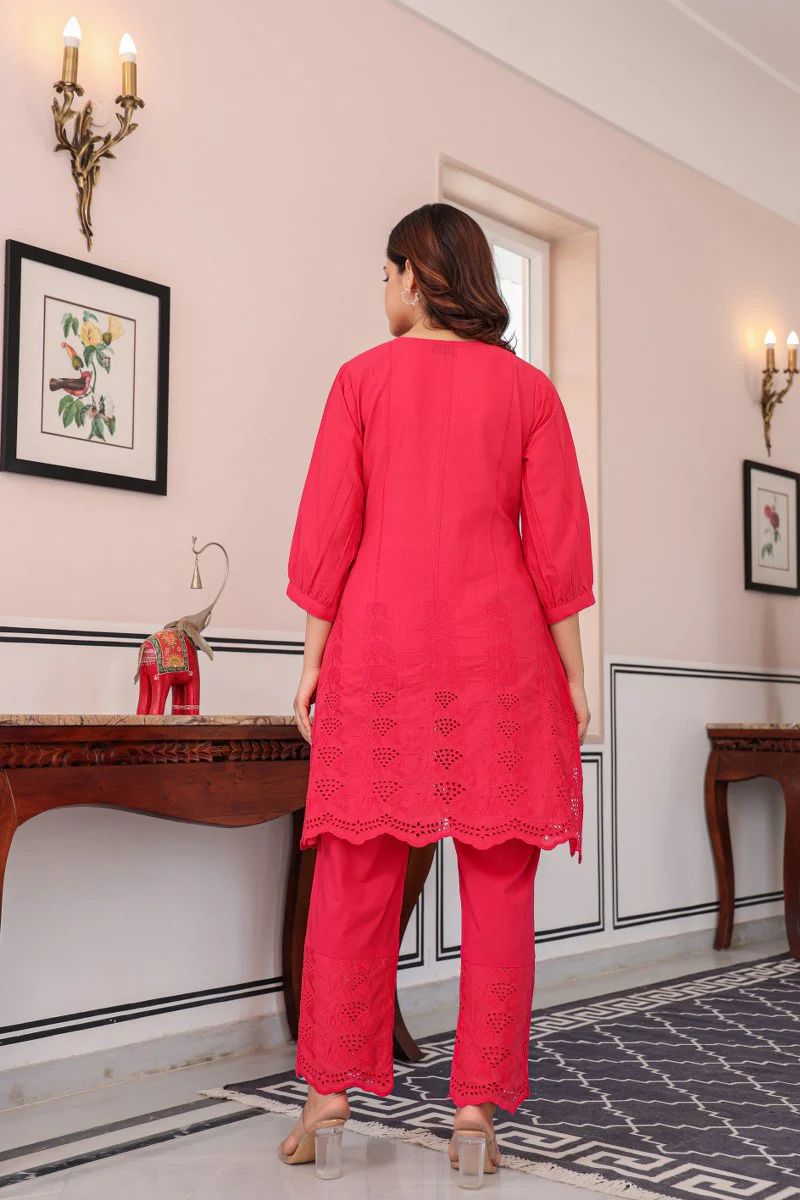 Tiara Strawberry Cotton Co-ord Set - Image 3