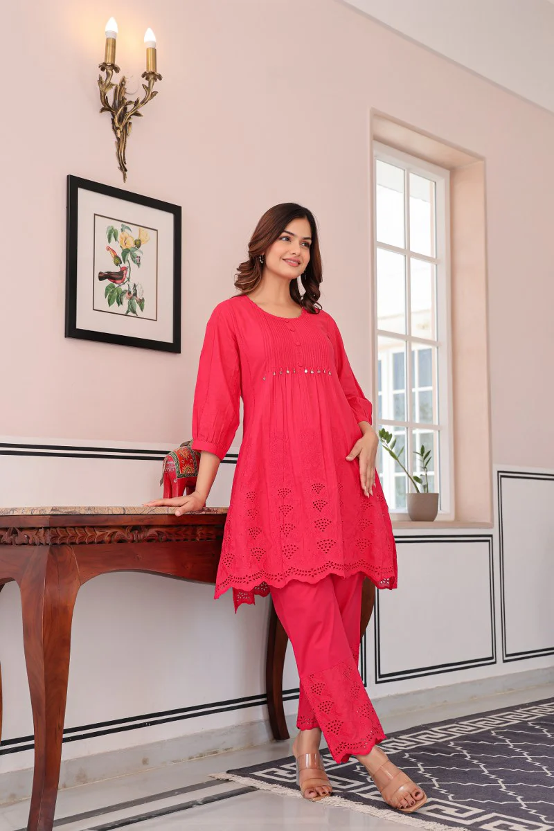 Tiara Strawberry Cotton Co-ord Set - Image 6