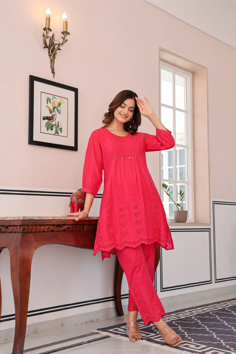 Tiara Strawberry Cotton Co-ord Set - Image 7