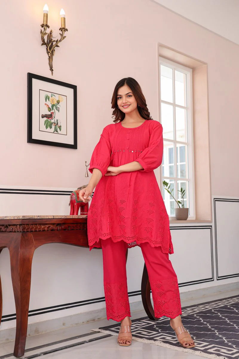 Tiara Strawberry Cotton Co-ord Set - Image 9
