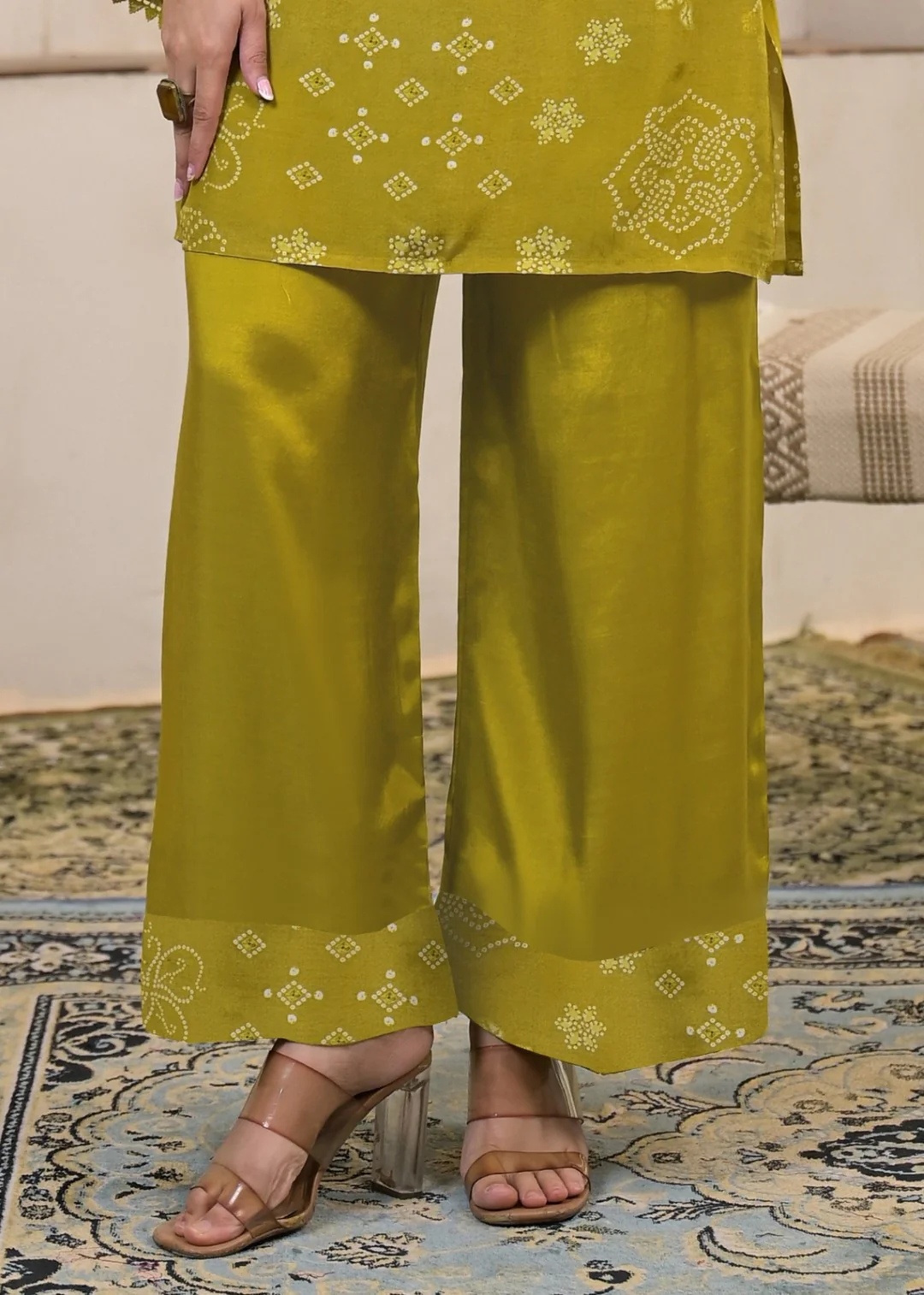 Kara Sage Full Work Premium Co-ord set - Image 4
