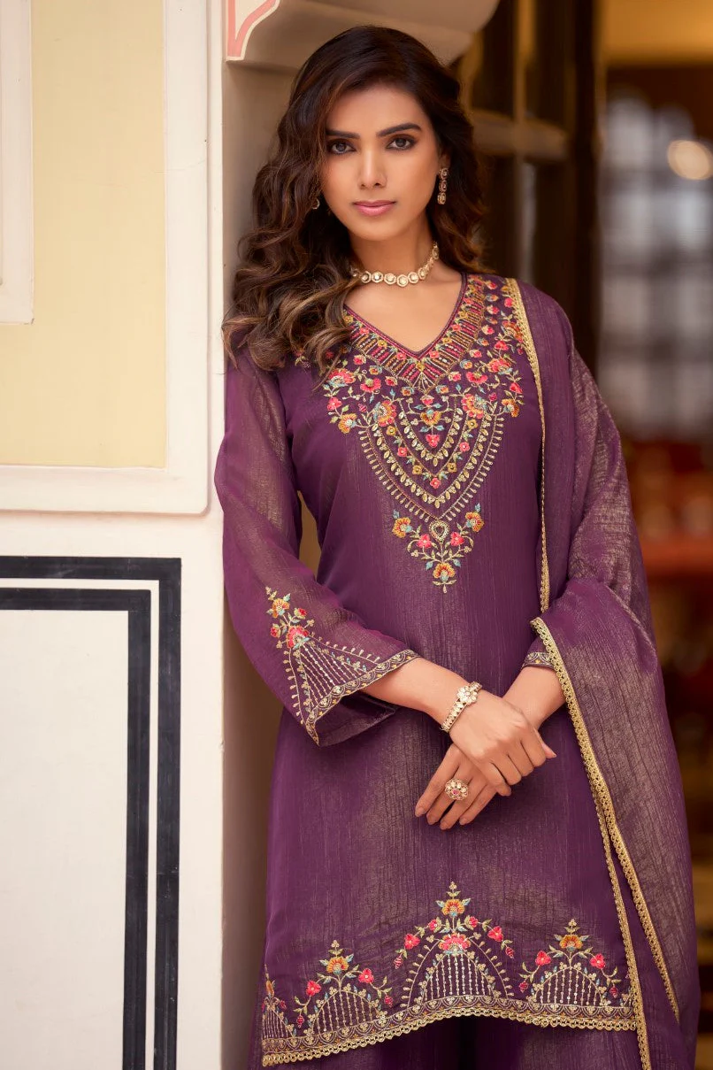 Garcha iris full work suit set - Image 2