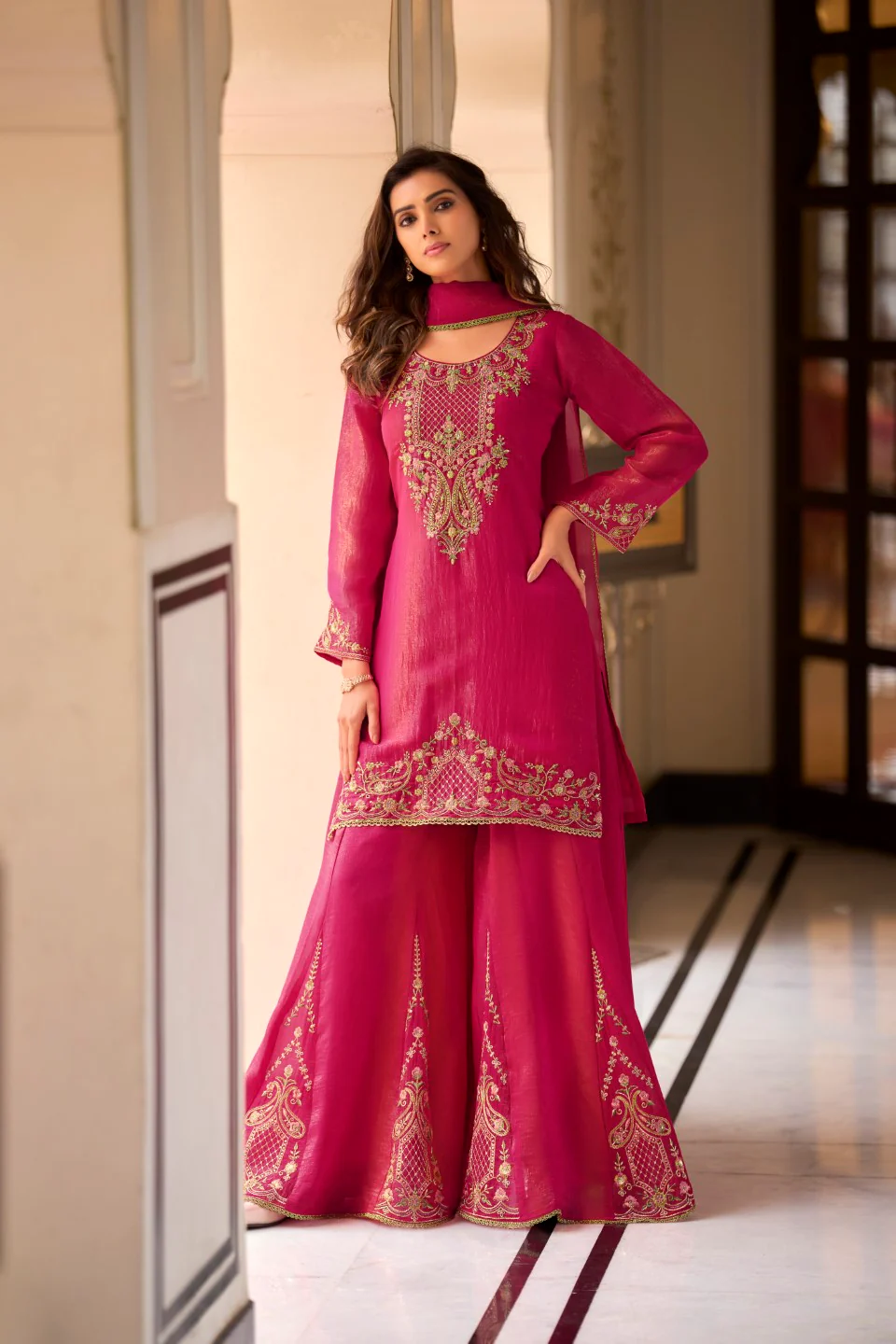 Garcha rouge full work suit set - Image 4
