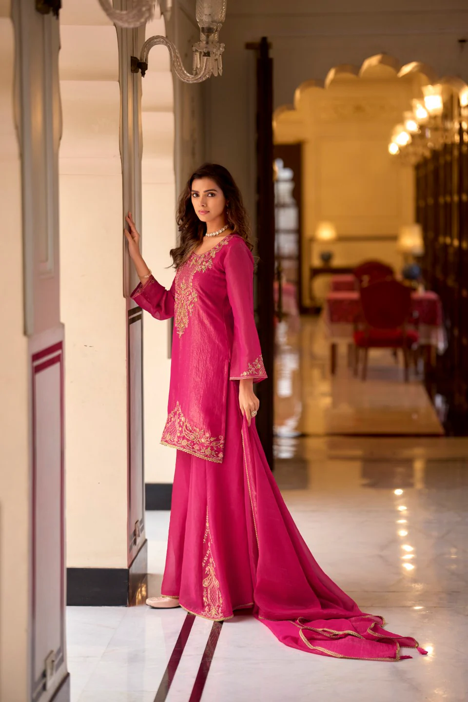 Garcha rouge full work suit set - Image 6