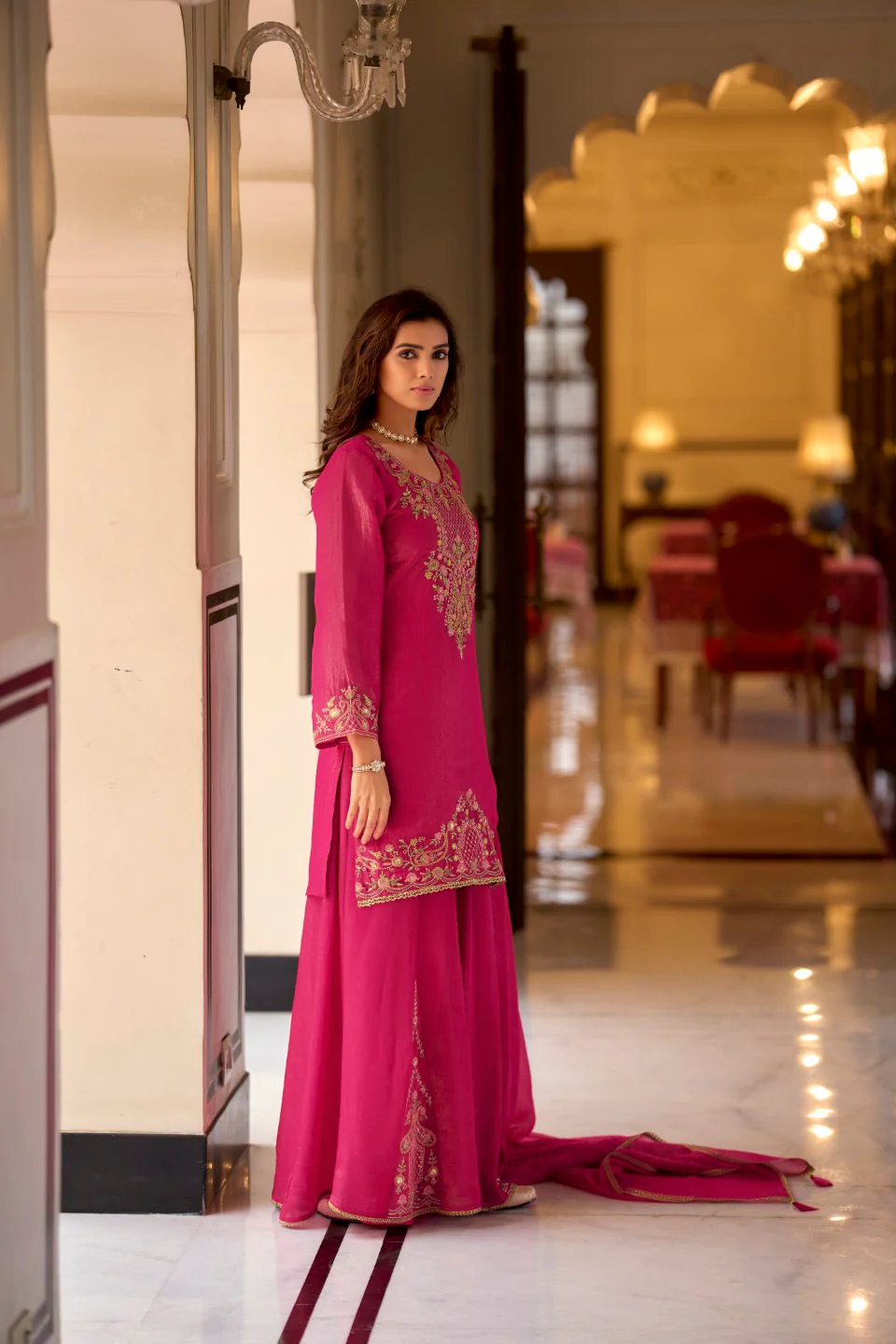 Garcha rouge full work suit set - Image 7
