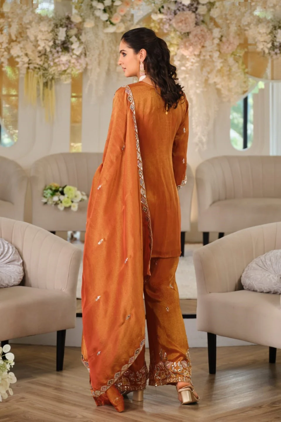 Areesa copper full work suit set - Image 3